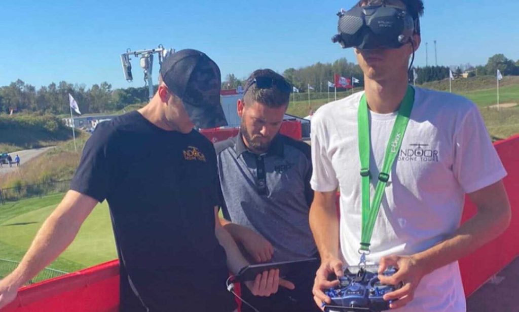 Indoor Drone Tours at Ryder Cup